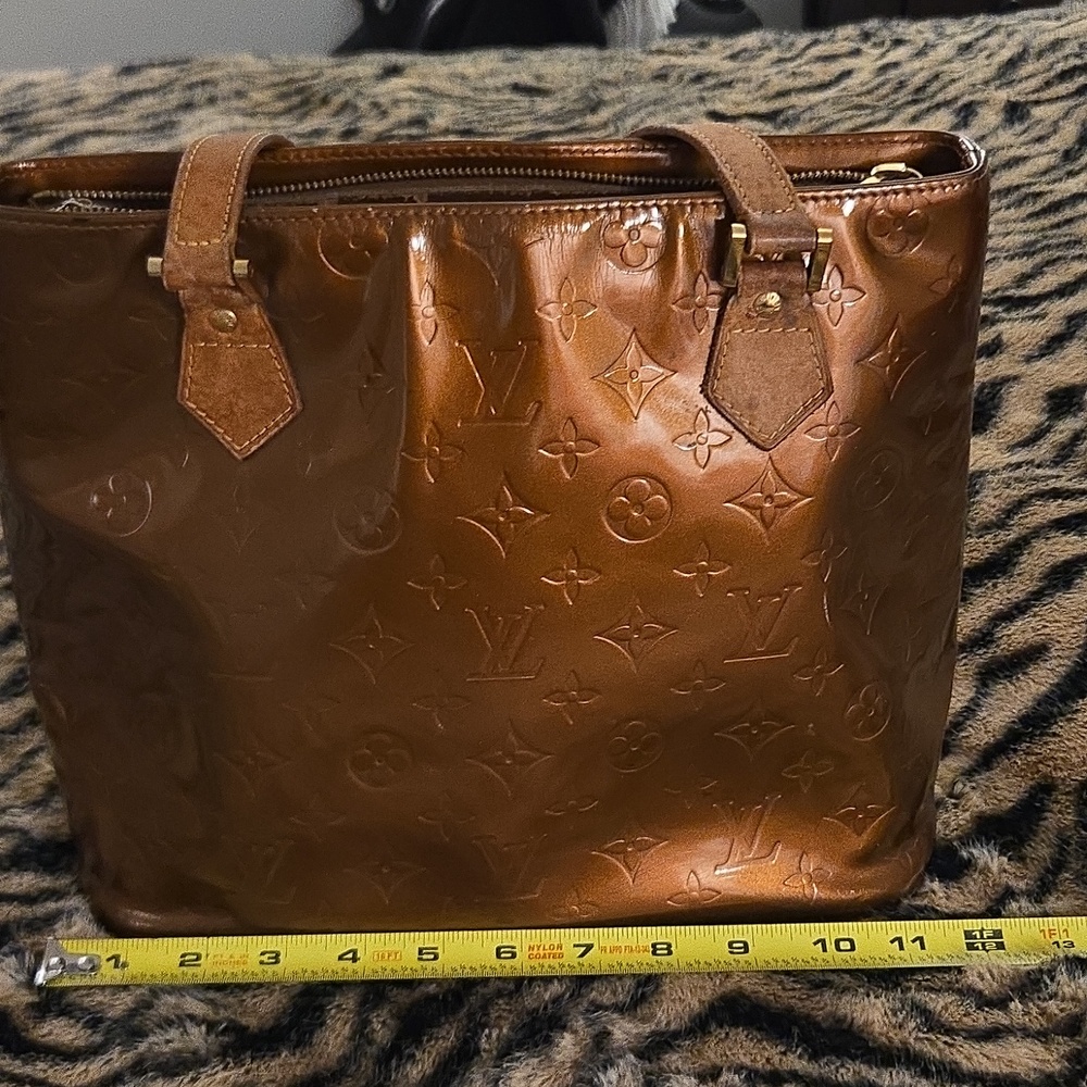 Louis Vuitton Brown Monogram Vernis Patent Leather Tote - Picture 7 of 9